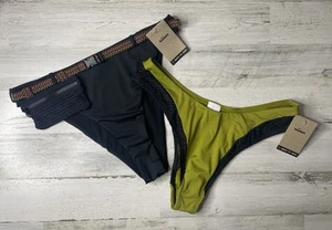 Lot of 2 Nike Women's Explore Cheeky Sling Bikini Bottom Swim NESSD254 Size: XL - Picture 1 of 10