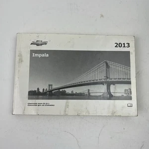 2013 Chevy Chevrolet Impala Owners Manual OEM - Picture 1 of 5