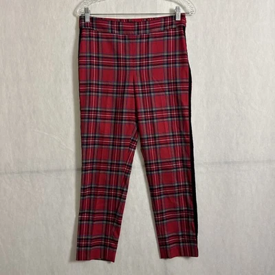 Talbots Women's Size 4P Plaid Wool Blend Slim Ankle Pants - Image 1 of 4