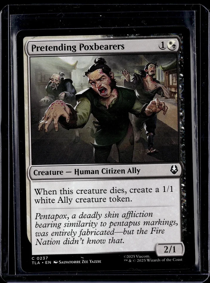Pretending Poxbearers - 237 - TLA - NM - MTG Magic the Gathering - Image 1 of 1