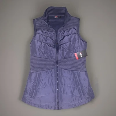  FILA SPORT Mujer Chaleco Sin Mangas Puffer Azul Acuario Talla XS NUEVO CON ETIQUETAS TruWarm Foto 1 de 4