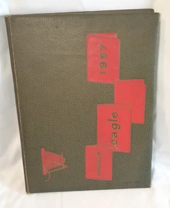 1957 Eagle Yearbook Lindblom High School Chicago Illinois - Bild 1 von 19