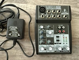 Behringer Xenyx 502 Premium 5-Input 2-Bus Mixer With OEM Power Supply Tested - Picture 1 of 5
