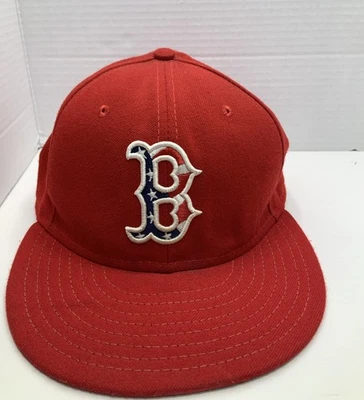 Boston Red Sox New Era 59FIFTY Gorra Ajustada 7 1/8 Cool Base MLB Rojo Azul Foto 1 de 4