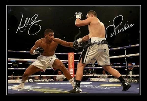 Anthony Joshua v Joseph Parker Signed Limited Edition Memorabilia Print Gift - Imagen 1 de 36