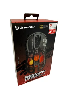 GravaStar Mercury M2 Rechargeable Wireless Gaming Mouse Model - Black - Picture 1 of 5