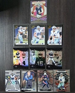 Dallas Cowboys Lot 11xFootball Cards U.A Dak Prescott Abracadabra - Picture 1 of 10