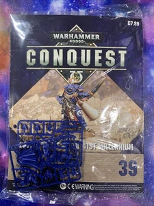 Warhammer 40k Conquest Issue 39 - Space Marine Primaris Captain - New & Sealed - Picture 1 of 3
