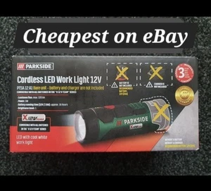 PARKSIDE Cordless LED work lamp light torch PTSA 12 A1 12V 2ah 4ah X12 V TEAM - Picture 1 of 9