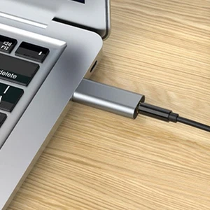 USB-zu-3,5-mm-Audiobuchsenadapter Externe Stereo-Soundkarte für PC-Headsets - Afbeelding 1 van 4