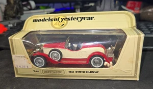 Matchbox Models Of Yesteryear Y-14 1931 Stutz Bearcat. Red & White 1978 - Picture 1 of 3