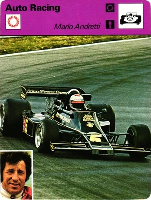Sportscaster 1977 #10-09 Mario Andretti - Carreras de autos Foto 1 de 2