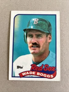 Topps Wade Boggs #600 Boston Red Sox 1989 - Imagen 1 de 2