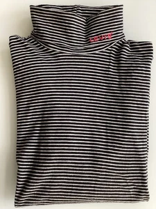 ❤️NP59€ LEVIS Pullover Rolli Rollkragen Langarm Gr. S Schwarz/Weiß geringelt - Bild 1 von 6