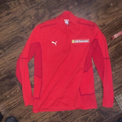 Puma Ferrari Red XX Programmes  Anniversary Auto Racing Long Sleeve Italy F1 M - Image 1 of 3