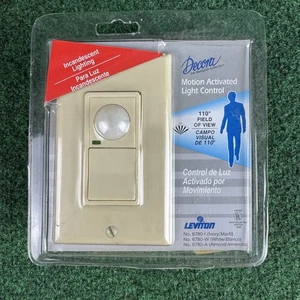Bewegungsaktivierte Lichtsteuerung Leviton 6780-ISP Elfenbein - Bild 1 von 7