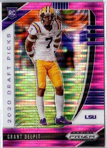 2020 Panini Prizm Draft Picks - #153 Grant Delpit (RC) - Pink Pulsar Prizm - Picture 1 of 2