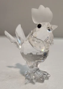 Vintage Retired SWAROVSKI Crystal Rooster Figurine 2" - Picture 1 of 6