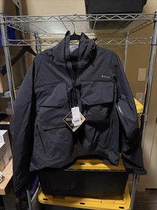 Snowpeak Snow Peak Fly Fishing Storm Shield Wading Jacket - Black - XL - New! - Picture 1 of 7