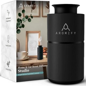 Scent Diffuser for Home, Car & Office, Waterless Essential Oil Black - Picture 1 of 7