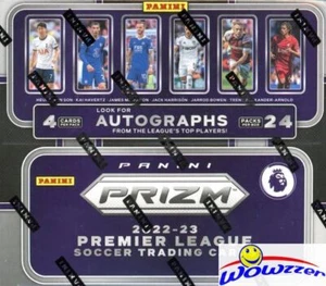 2022/23 Panini Prizm Premier League Soccer MASSIVE 24 Pack Retail Sealed Box! - Picture 1 of 1