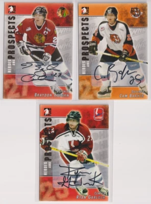 2004-05 ITG In The Game Heroes and Prospects AUTO Cam Barker Tigers - Image 1 of 2