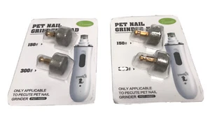 4x Pecute lijadora de uñas para mascotas cabezales de lijado de repuesto 150# y 300# - Imagen 1 de 2