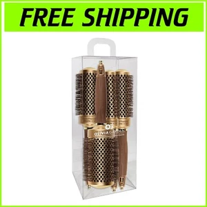 Professional Boar Bristle Round Brush - Olivia Garden NanoThermic Ceramic Design - Picture 1 of 8