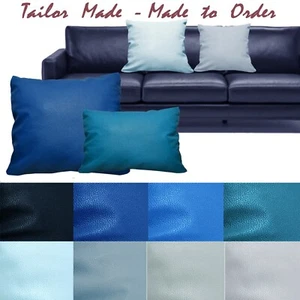 Tailor Made(Cover Only) Faux Leather Sofa Patio Bench Cushion Pillow Case Pb3 - Picture 1 of 10