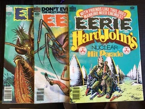 EERIE MAGAZINE #106 108 109 WARREN PUBL 1979 ORTIZ SIMONSON LAURIER REINERT - Picture 1 of 7