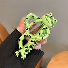 Funny Frog Hair Claw Hairpin Fashion Design Cute Cartoon Frog Metal Hair Clip