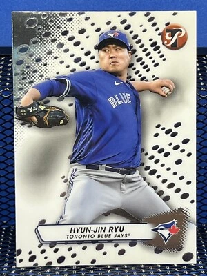 2023 Topps Pristine HYUN-JIN RYU Toronto Blue Jays Base 30 - Image 1 of 2