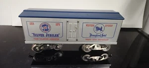 LE McCoy 1979 Silver Jubilee Disneyland Hotel Standard Gauge Boxcar Tin Plate - Picture 1 of 7