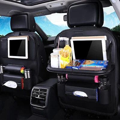 Autositztasche Rückenlehnentasche Auto Kfz Organizer Rücksitz Tasche Schutzmatte - Bild 1 von 4