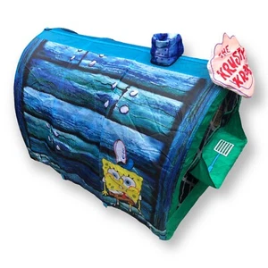 SPONGEBOB SQUAREPANTS KRUSTY KRAB PLAY TENT 2003 Size 35" x 55" x 38" - Picture 1 of 23