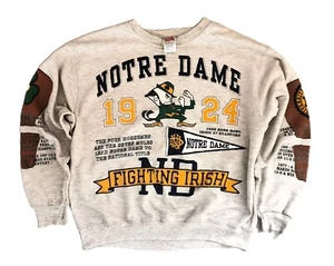 Vintage USA Sweatshirt "Notre Dame" College Football - Long Gone Tag - Size XL - Bild 1 von 10