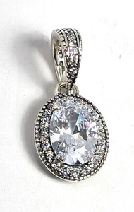 Original Pandora Halskette Anhänger, Vintage Elegance Anhänger, #396246CZ - Bild 1 von 4