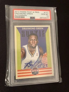๐ฅ๐ฅ2012-2013 PANINI PAST & PRESENT #171- DRAYMOND GREEN ROOKIE AUTO PSA 10๐ฅ๐ฅ - Picture 1 of 2
