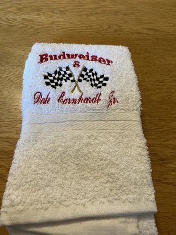 DALE EARNHARDT JR. Budweiser Cotton￼ TOWEL 27 X 15￼ Cover
