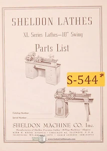 Torno Sheldon serie XL, columpio de 10"", piezas año manual (1952) - Imagen 1 de 2