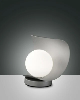 Fabas Luce Lampada Da Tavolo LED Adria 3414-30-137 Argento 3 Livelli Varialuce - Immagine 1 di 2