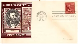 Scott 823 18 Cents Grant Staehle FDC Unaddressed Planty 823-19 - Picture 1 of 2