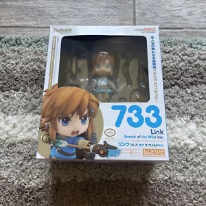 733 Nendoroid Link Breath of the Wild Ver. Good Smile Legend of Zelda Nendoroid - Picture 1 of 6