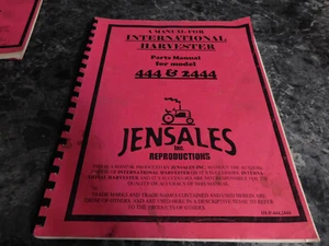 Manual de piezas International Harvester para 444 y 2444 - Imagen 1 de 1