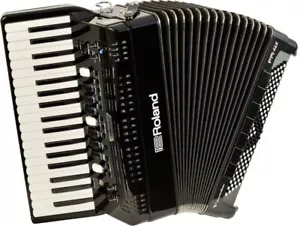 Roland FR-4x BK V-Accordion Digital Piano Accordion Black 37-Keys 120 NEW - Picture 1 of 9