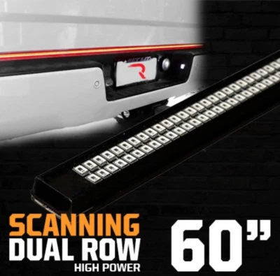 Recon 60" Dual Row LED Tailgate Bar w/ Scanning Turn Signal Universal 26416XHP Foto 1 de 4