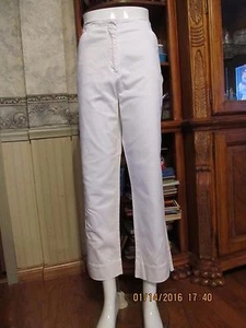 NICE "RUBY RD." WASHABLE COT/SPAN WHITE PANTS- SZ 12 (REG 30" X 26")  - Picture 1 of 10