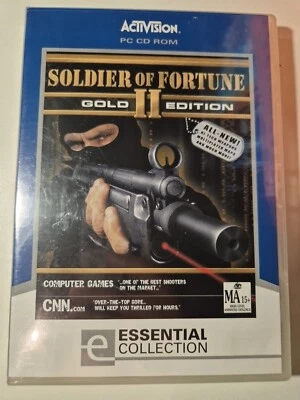 Soldier of Fortune II Gold Edition Essential Collection PC Game Brand New Sealed - Image 1 of 2