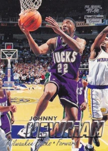 1997-98 Fleer Traditions CRYSTAL Johnny Newman #60 - Bucks - Picture 1 of 2