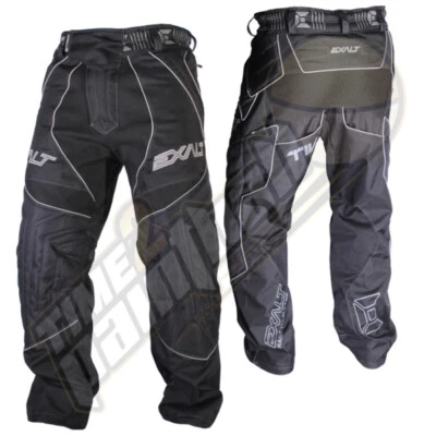 Exalt T4 Paintball Pants - Black / Grey - Medium (26-30) **FREE SHIPPING**  - Image 1 of 3